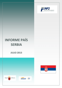 informe país serbia - Plan de Promoción Exterior