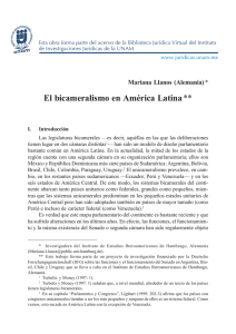 El bicameralismo en América Latina**
