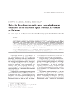 Detección de anticuerpos, antígenos y complejos inmunes