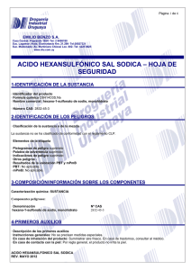acido hexansulfonico sal sodica- msds - DIU