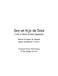 Soy un hijo de Dios