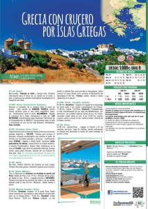 por Islas Griegas Grecia con crucero