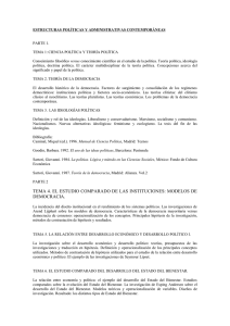 TEMA 4. EL ESTUDIO COMPARADO DE LAS INSTITUCIONES
