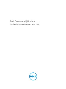 Dell Command | Update Guía del usuario versión 2.0