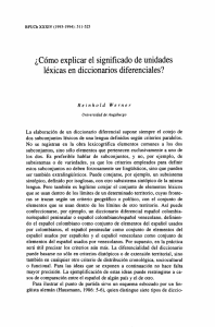 ¿Cómo explicar el significado de unidades léxicas en diccionarios