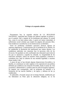 Prólogo a la Segunda Edición - Centro de Estudios Peruanos