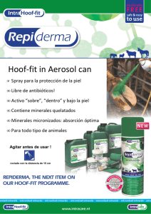 Hoof-fit in Aerosol can
