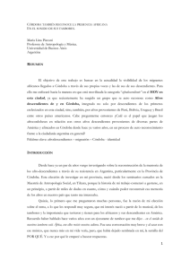 Córdoba también reconoce la presencia africana en el sonido de