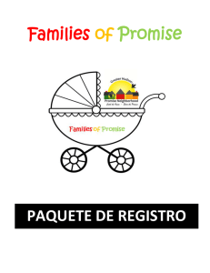 Families of Promise PAQUETE DE REGISTRO