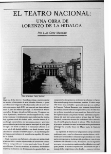 el teatro nacional - Revista de la Universidad de México