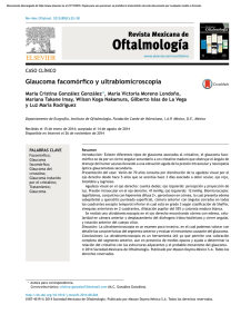 Glaucoma facomórfico y ultrabiomicroscopia