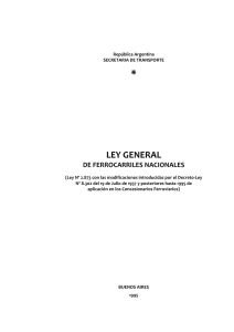LEY GENERAL - Comisión Nacional de Regulación de Transporte