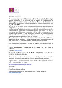 carta invitación presidente asociación criminologia - SPL-CLM