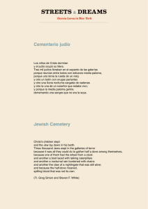 Cementerio judío - Work in Progress