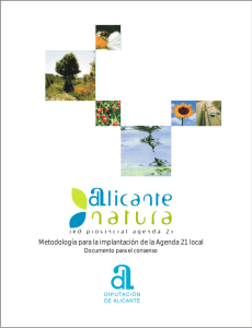 Metodología para la implantación de la Agenda 21 local (Diputación