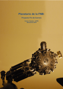 Planetario de la FNB: