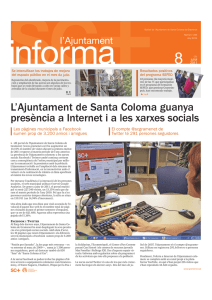 L`Ajuntament Informa - Ajuntament de Santa Coloma de Gramenet