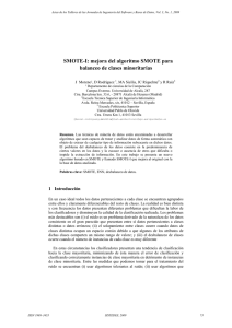 SMOTE-I: mejora del algoritmo SMOTE para balanceo de clases