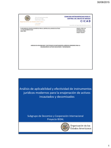 Análisis de aplicabilidad y efectividad de instrumentos jurídicos