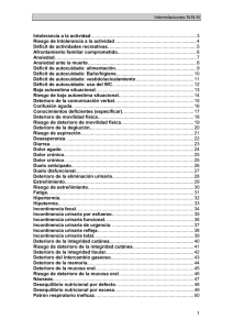 Interrelaciones N-N-N 1 Intolerancia a la actividad