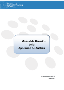 Manual de Usuarios de la Aplicación de Análisis