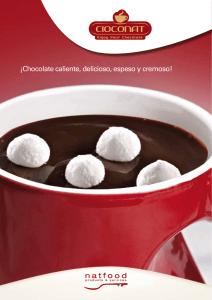 ¡Chocolate caliente, delicioso, espeso y cremoso!