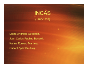 Incas (Andrade/Paulino/Romero/López)
