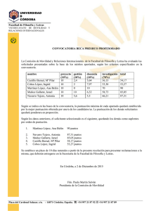 UNIVERSIDAD Ð CÓRDOBA Facultad de Filosofía y Letras