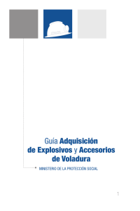 Guía Adquisición de Explosivos y Accesorios de Voladura
