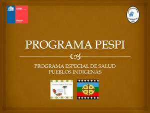 programa especial de salud pueblos indigenas