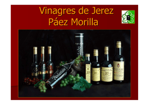 Vinagres de Jerez Páez Morilla