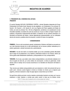 iniciativa de acuerdo - H. Congreso del Estado de Colima