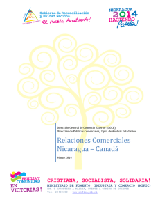 Relaciones Comerciales Nicaragua – Canadá