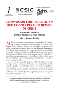 ¿COMPASIÓN CONTRA JUSTICIA?: REFLEXIONES PARA UN