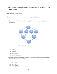 Estructuras Fundamentales de la Ciencia de Cómputos CCOM 3030