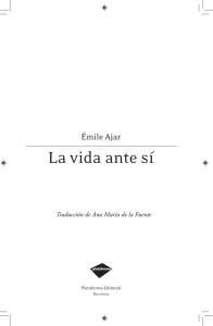 La vida ante sí - Plataforma Editorial