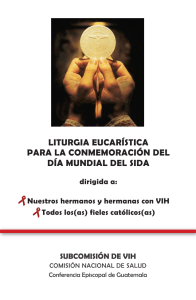 liturgia eucarística para la conmemoración del día mundial del sida