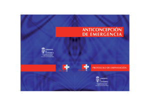 Anticoncepción de emergencia - Consejería de Sanidad de Cantabria