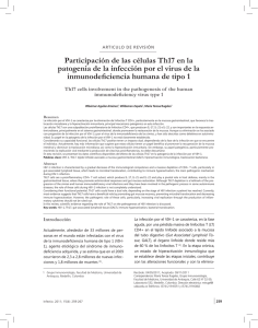 Participación de las células Th17 en la patogenia de la infección por