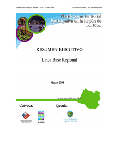 Programa Eco-Región Agenda Local 21 / SUBDERE Documento