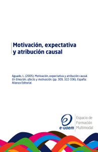 Motivación. expectativa