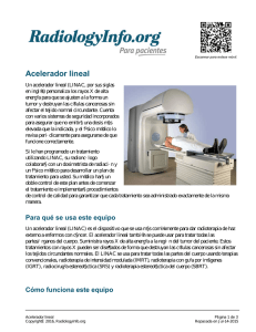 Acelerador lineal - RadiologyInfo.org