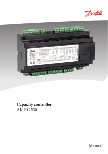 Capacity controller AK-PC 530 Manual