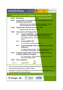 Jornada informativa Intelligent Energy Europe 2010