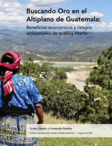 Buscando Oro en el Altiplano de Guatemala