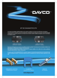 KIT DE DIAGNOSTICO PV www.dayco.com