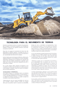 11 July 2016 Tecnología para el movimiento de tierras