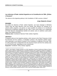 DERECHO CONSTITUCIONAL 10 Las reformas al Poder Judicial