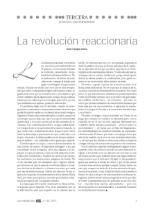 La revolución reaccionaria