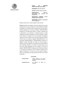 RE ECTORA -254/20 VA ALIA TR ESTAD NTE